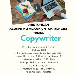 Lowongan Kerja Copywriter Penempatan Jakarta